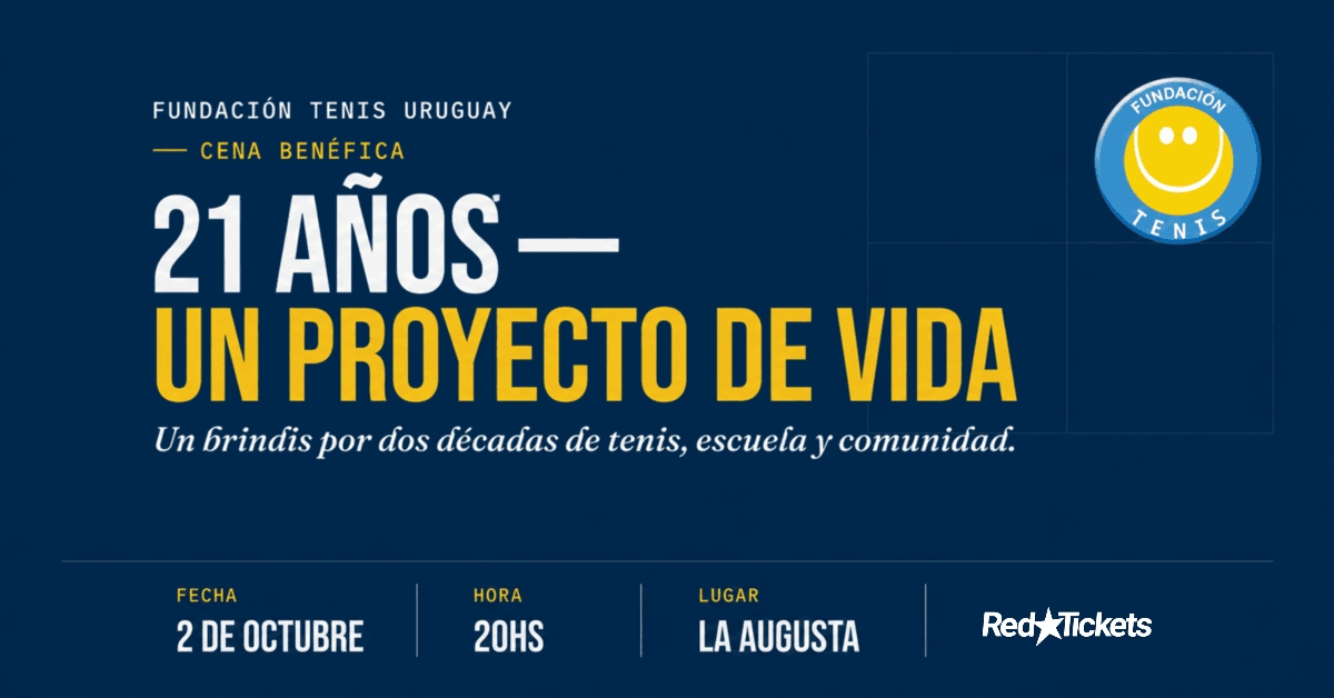 Cena Homenaje y Beneficio — 21 años de Fundación Tenis Uruguay